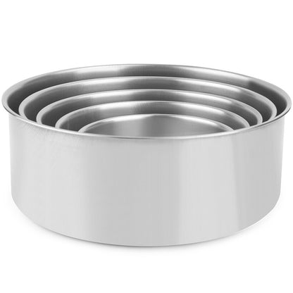 Stainless Steel Mixing Bowls Set with Lids Set of 5