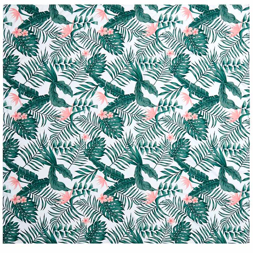 Palm Floral Shower Curtain, Bath Rug, Hand Towels, Valance, or Hooks#select-item_shower-curtain