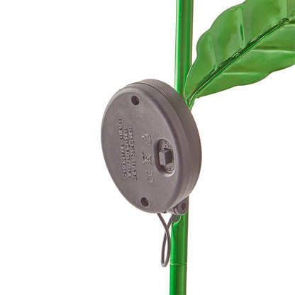 Solar Powered Floral Garden Stake Pansy or Sunflower
