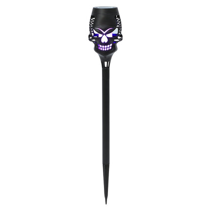 Halloween Skull Stake Solar