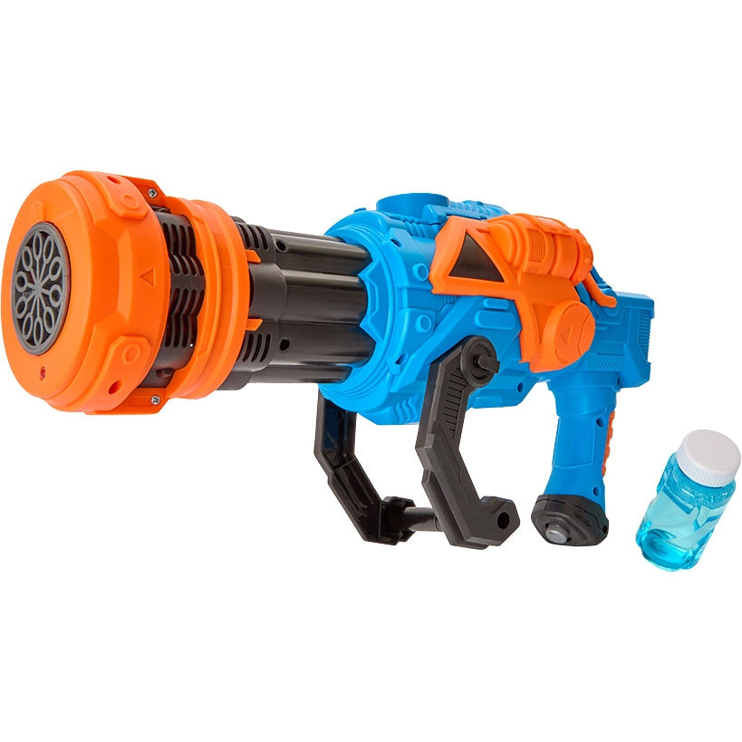 Space Armor Gatling Electric Bubble Machine with Lights and Sound