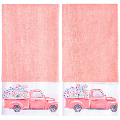 Spring Truck Shower Curtain or Valance