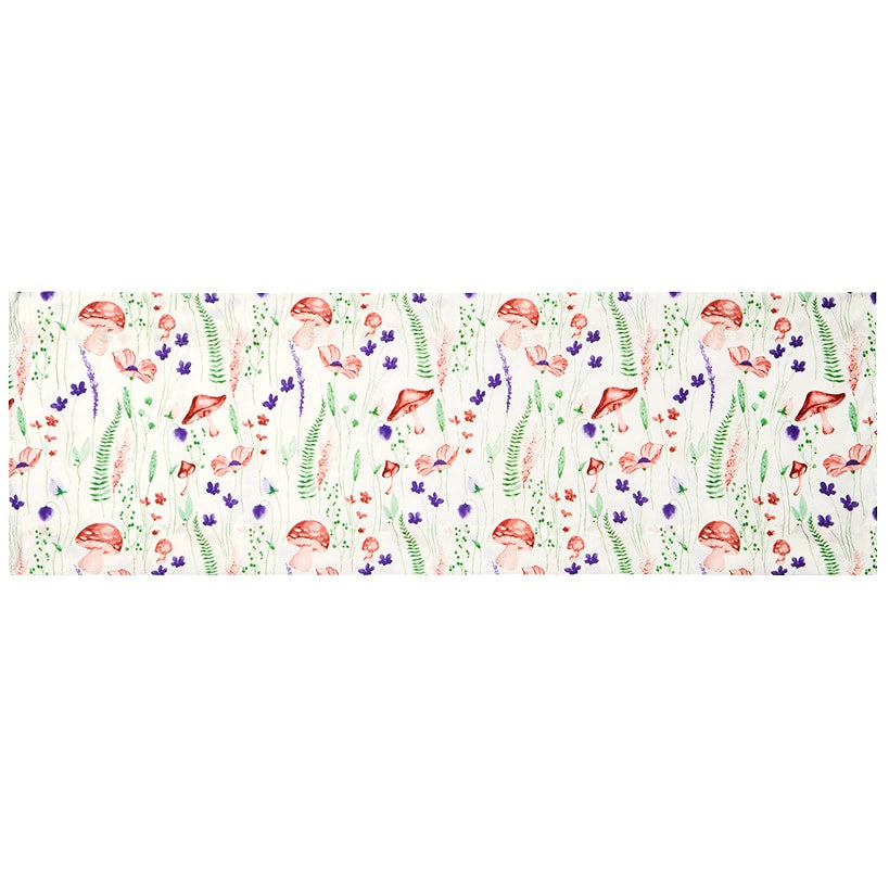 Spring Mushroom Shower Curtain, Bath Rug, Hand Towels, Valance or Hooks
