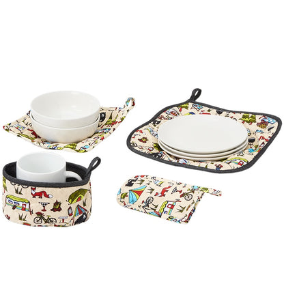 Sili Cozies Pot and Bowl Holders - Set of 4