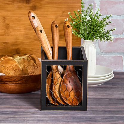 Rustic Farmhouse Kitchen Utenseil Crock