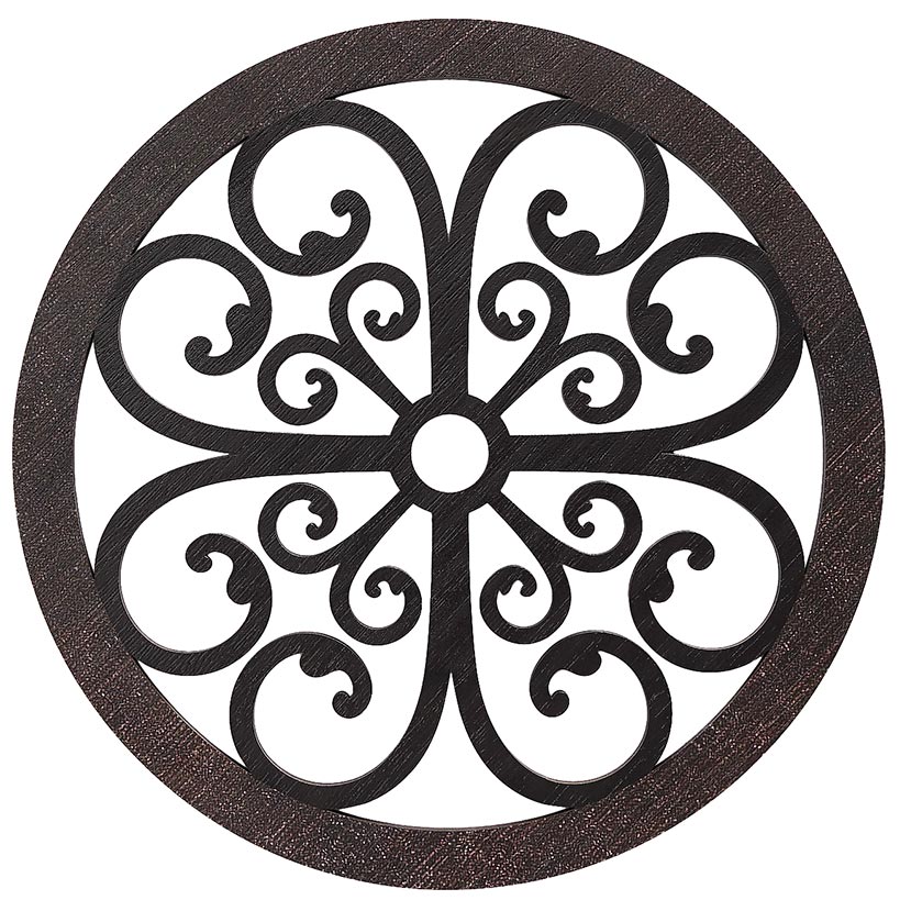 Scrolled Wall Medallion