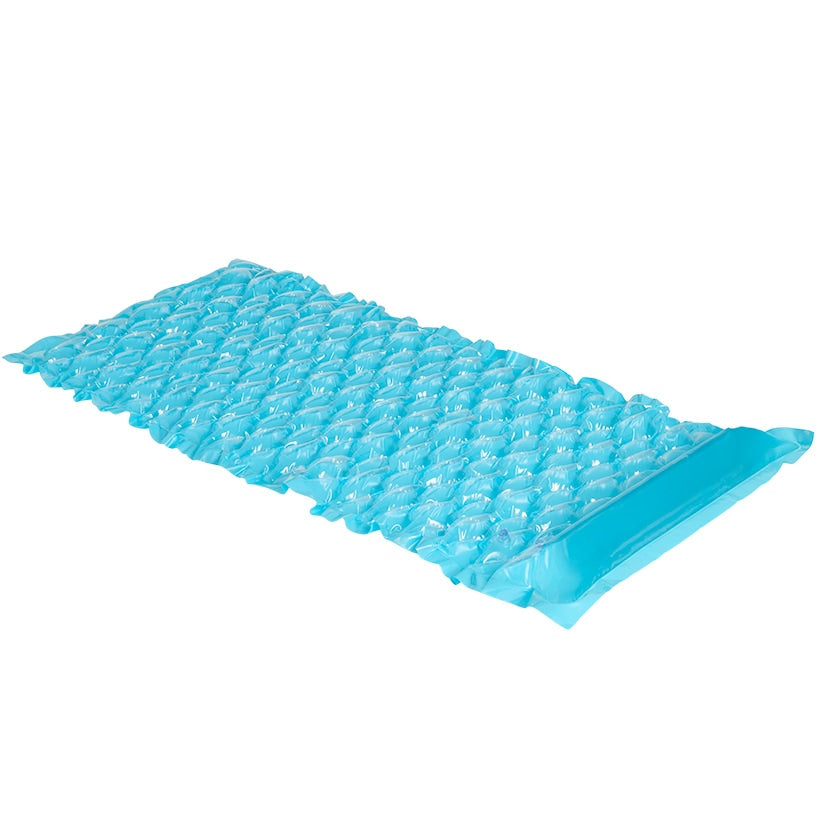 Inflatable Floating Wave Mat Pool Lake Beach For Adults Pink Blue#select-color_blue