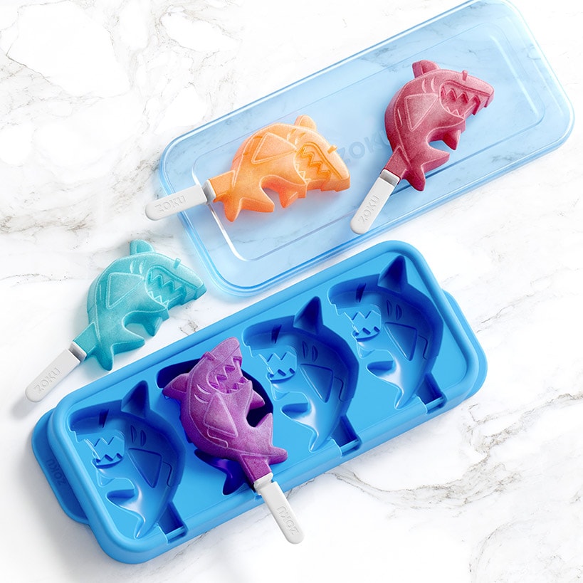 Ice Pop Molds - Unicorn, Monster, Shark