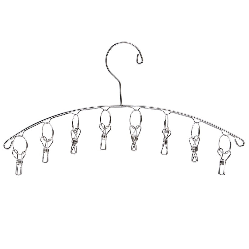 Versatile Space-Saving Multi-Clip Hanger