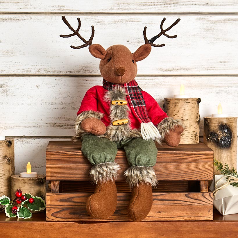 Ready for Winter Woodsy Figure or Set of 2 Ornaments