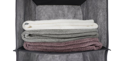J&V TEXTILES Hanging Closet Organizer, 6-Shelf 10-Shelf Closet Hanging Storage Shelves