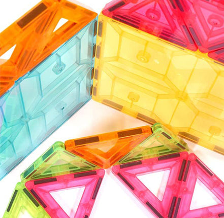 Contixo ST4 Magnetic Tiles 112 PCs 3D Building Blocks