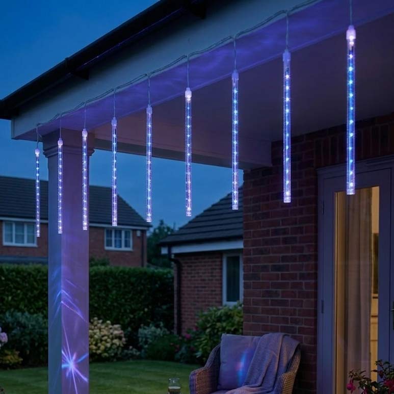 Solar Meteor Shower LED Lights
